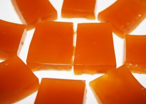 wiggly gelatin rectangles