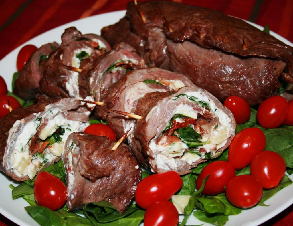 stuffed flank steak