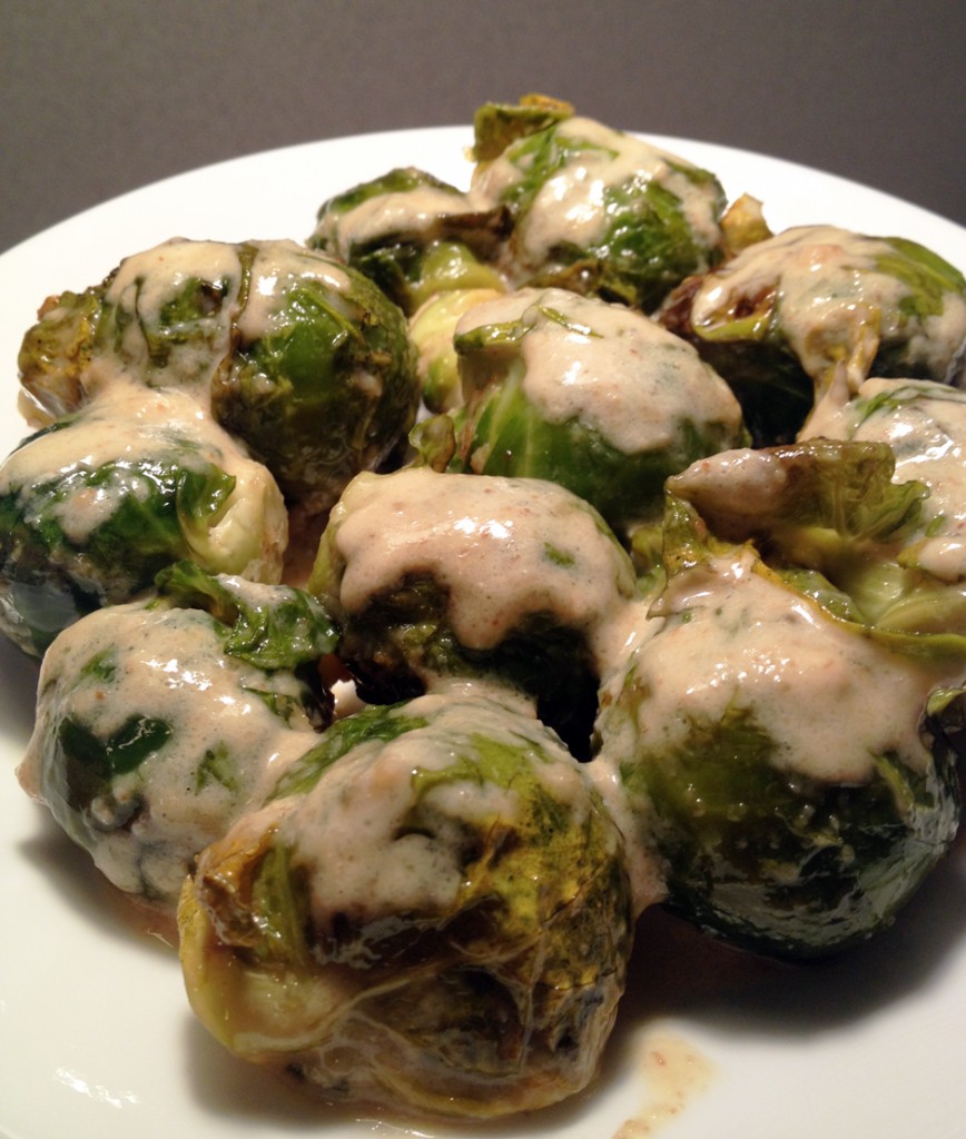 creamy brussel sprouts
