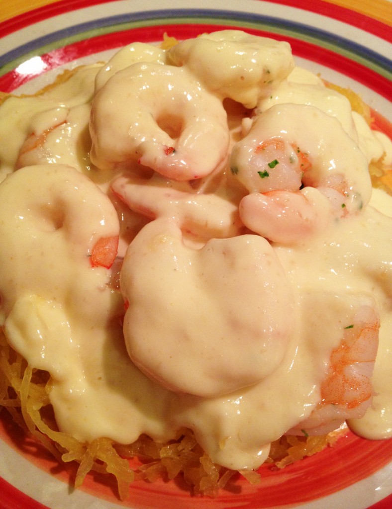 creamy shrimp alfredo