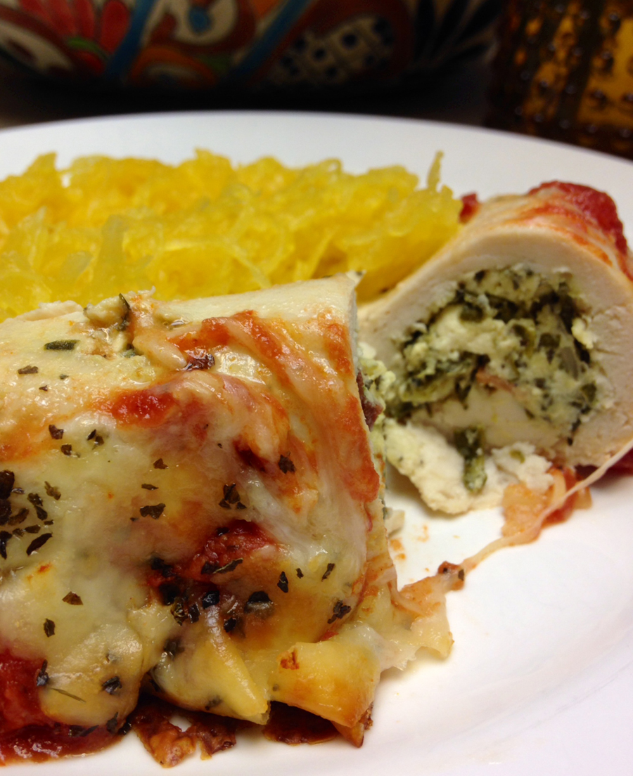 stuffed chicken rolls