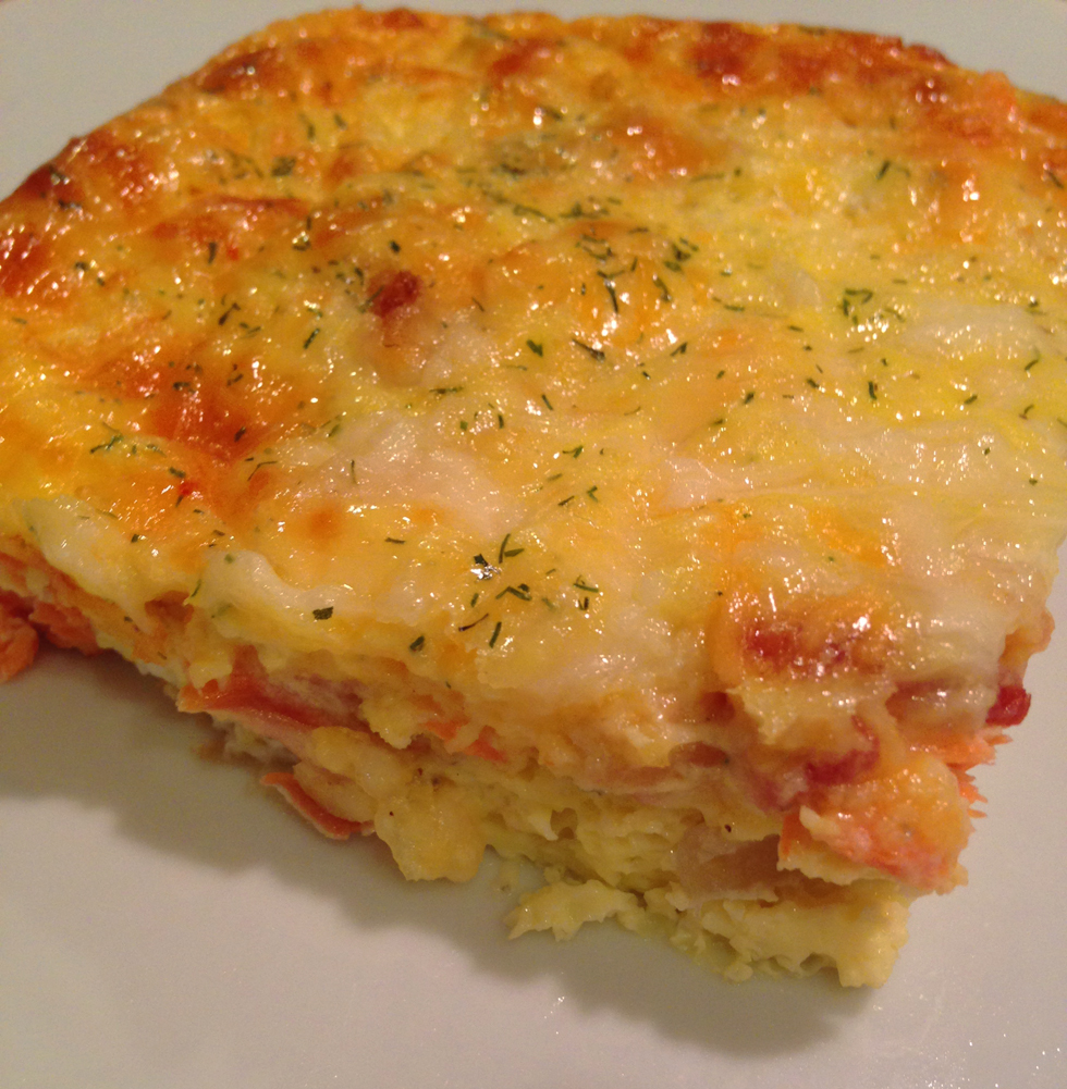 salmon frittata