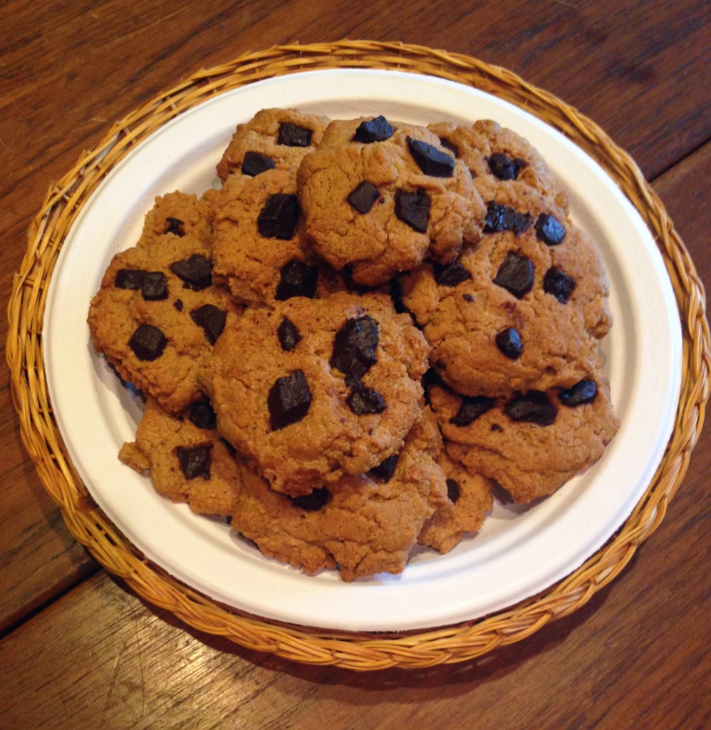 protein pb choco cookies