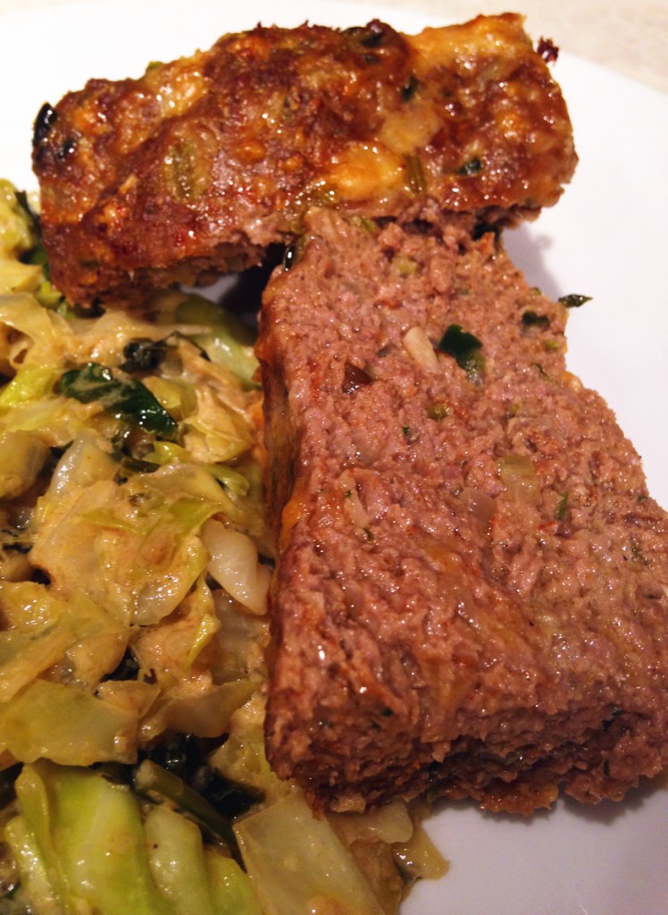 spicy poblano meatloaf